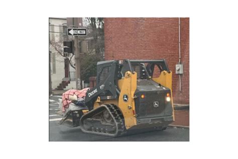 frederick maryland skid steer chase|Man drives track loader through Frederick refusing to stop, .